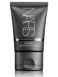 Multi-Protect Primer SPF 30/PA+++ harnesses anti-oxidant, anti-stress and anti-pollution skincare benefits to protect, soothe and balance the skin. Luxuriously textured, it is fortified with Tibetan Urnula flower to protect against free radical irritation and soothing shea butter to guard against environmental pollutants. This multi-tasking primer works with all skin types to protect and prime the skin for a makeup-ready finish. 1 oz. 