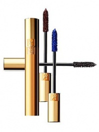Specially formulated mascara creates a false lash effect and an intense look in a single stroke. The secret is in the triple-film complex: coating film for intensity, conditioning film for curve, and fixing film for long-lasting effectiveness. Brush applicator has nylon fibers of varying diameters to enhance volume. Imported. 