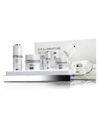 Brighten your outlook with this five-piece collection featuring full sizes of White Caviar Illuminating Eye Serum and White Caviar Illuminating Eye Cream. La Prairie has empowered two laser-targeted eye treatments, one to de-circle and de-puff, and one to support natural firmness. Enhanced benefits and accelerated results await you with this two-step solution that helps to brighten, smooth and firm eye-area aging concerns. Dark circles appear diminished. Fine lines and wrinkles seem to relax.