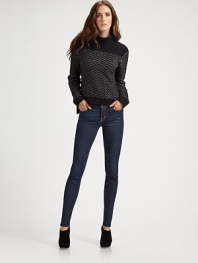 Textured, wool and cashmere-blend turtleneck with ribbed details. Ribbed turtleneckLong sleevesRibbed cuffs and hem68% virgin wool/22% cashmere/10% polyamideDry cleanImportedModel shown is 5'10 (177cm) wearing US size 4.