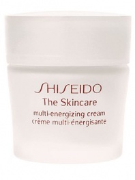 This multi-function cream provides effective treatment to dehydrated, dull or fatigued skin. Intensively nourishes, energizes and fortifies skin, leaving skin soft, revitalized and healthy looking. Spreads on smoothly, and absorbs effortlessly for beautifully soft skin. Recommended for normal and combination skin. Use daily morning or evening after cleansing and softening.