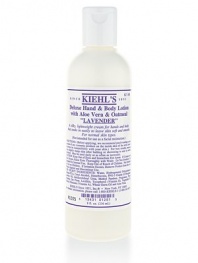 A silky, lightweight cream for hands and body that soaks in easily to leave skin soft and smooth. 8.4 oz. 