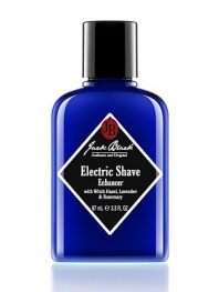 Designed for use with an electric razor, this lightweight, soothing balm provides superior skin conditioning and promotes a close, easy shave. Apply immediately before shaving to help stiffen and prop up whiskers for a closer, smoother electric shave. Gentle, natural astringents prep beard Lavender and Oat Kernel Flour soothe skin, reduces irritation Sunflower Seed Oil and Glycerin condition skin 3.3 oz.