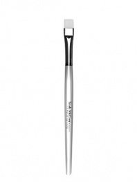 A specially designed brush for eye defining and shadow lining with precise definition. Hand-crafted with hand-cut synthetic fibers for a mistake-proof, professional application. 5 Lucite handle. 