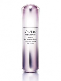 A super brightening serum created to diminish stubborn dark spots in 10 days and prevent future pigmentation from appearing. Formulated with smoothing and re-texturizing ingredients to enhance clarity and radiance for flawless, perfectly even-toned skin. Developed with advanced Shiseido Multi-Action Brightening System+, targeting all types of hyper-pigmentation and their causes: dark spots, age spots, acne scars and uneven skin tones. 1.6 oz.