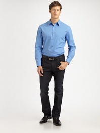 Classic and sharp, in crisp, carefully crafted technical cotton.Shirt collarButtonfrontCottonDry cleanImported