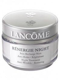 Night Treatment Anti-Wrinkle Restoring. During the night, the skin renews itself so it can face daily challenges. With age, this natural night-time renewal process slows down, so skin looks tired and older. THE OVERNIGHT RESTORING ACTION: Enriched with Mulberry and Scutellaria Extracts, this exclusive formula helps accelerate surface cellular renewal, so skin is re-energized and looks well-rested.