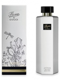A lightly scented body lotion that moisturizes the skin. A subtle floral scent. Composed of both Rose and Osmanthus Flower, sensual and sophisticated. Top note of Citrus and Peony with base notes of Sandalwood and Patchouli. Signatures of the Gucci fragrance world. 6.7 oz. 