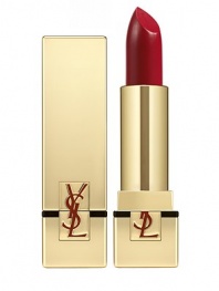 Rouge Pur Couture is high fashion lipstick for women who speak YSL. Yves Saint Laurent introduces the new generation of emblematic colors: orange, red and fuchsia in a collection of vivacious lipsticks.This luminous satin texture is presented in a modern golden case for the ultimate in luxury. SPF 15 protects the lips while hydrospheres and natural extracts provide all-day comfort & hydration. Available in a range of beautiful shades for lips that speak YSL.
