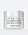 Like the morning's essential cup of coffee, Stress Repair Concentrate awakens the eye area. It deflates puffiness with a jolt of caffeine, erases dark circles with arnica, smoothes wrinkles with a non-toxic hexapeptide and delivers an incredibly potent cocktail of Vitamin C and antioxidants with a natural sunscreen.