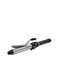 A state-of-the-art, professional curling iron is engineered with tourmaline ceramic patented technology which emits ionic energy and far infrared heat to seal in moisture and reduce frizz for glamorously shiny, healthy hair. The secret to getting great curls is applying an instant, optimal level of heat.