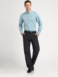 Classic cotton woven in a delightful hue for a look that refreshingly modern.Button frontCottonMachine washImported