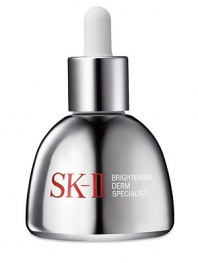 This revitalizing gel emulsion enhanced with a Vitamin C derivative and Pitera hydrates and evens skin tone. SK-II Brightening Derm Specialist moisturizes to promote a clear and translucent glow revealing brighter, more translucent skin. 
