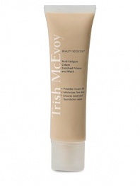 Trish's Beauty Booster Anti-Fatigue Cream is a versatile, skin-brightening power moisturizer perfect for anytime you want to erase the signs of fatigue. It is the ideal beauty primer for long-wearing makeup on your dryer days and instantly lifts and tightens skin while minimizing fine linesfor a smooth, cushiony finish. On days your skin is looking its most fatigued or needs a mega-dose of moisture, wear as a mask applied in a concentrated layer, let sit for 15 minutes and then rinse away.