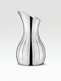 From the Legacy Collection. A modern classic, sleek and elegant, with curvaceous lines for graceful pouring and an insulated construction that maintains temperature of the contents.Stainless steel White stopper 8H X 4¼W Dishwasher safe Imported