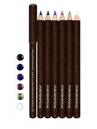 Long-lasting eye pencil with multi-purpose lead and a subtle, but firm texture allows various applications and makeup results: eyeliner, kohl or eye shadow. Its high pigment content ensures a long-lasting intense finish. Includes a cosmetic sharpener. Imported. 