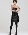 Metallic threading lends a glamorous update to this kate spade new york little black dress. Layer bare arms with shimmering bangles for a knock-out finish.
