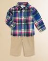 Give your little guy a classic preppy look that's bright from the start