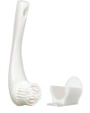A cleansing brush that heightens the benefits of foaming cleansers while providing gentle facial massage for increased well being and more thorough cleansing. Designed with silky-soft, finely tapered bristles and silicone cushions to gently massage the skin. This improves cleansing power. The unique cap protects bristles. Works best with a foaming cleanser.Call Saks Fifth Avenue New York, (212) 753-4000 x2154, or Beverly Hills, (310) 275-4211 x5492, for a complimentary Beauty Consultation.