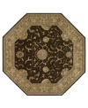 A graceful achievement in symmetry and style, this splendid area rug exemplifies the fine detail and precision handcraftsmanship of the Nourison 2000 collection. Featuring a myriad of delicate vinery and exquisite blossom medallions, this stylish piece lends warm color and perfection softness to any room in your home.