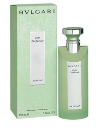 Eau Parfumée au thé vert Eau de Cologne Spray. Truly refreshing with a top note of green tea; middle note of bergamot; base note of pepper. Made in Italy. 