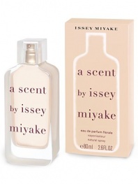 Issey Miyake introduces a new segment within the a scent territory. A Scent eau de parfum florale encapsulates the essence of a fragrance with a scent as simple and beautiful as the air we breathe. Inspired by the heart of nature, this warm and feminine fragrance is an explosion of hyacinth, jasmine, and rose fused with a heart of woody notes. 