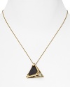 Nicole Richie's haute hippie aesthetic is perfectly captured in her label House of Harlow. This triangle locket has mystical, talismanic appeal.