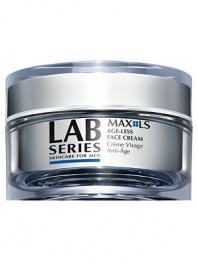Introducing the new Lab Series MAX LS Age-Less Face Cream. High performance skincare delivers superior prevention and repair benefits for a man's skin. 1.7 oz. 