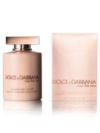 Silky lotion with the scent of Rose the One from Dolce & Gabbana, representing a femininity and timeless heritage of the Italian luxury fashion brand. The fragrance and feel gives women a sense of elegance and luxury. Her refined style is instinctive and classic. 6.7 oz. 