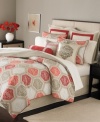 Warm up your room with the spicy palette and intricate patterns of Martha Stewart Collection's Sultana comforter set. An allover medallion print brings to mind the artistry of ancient tiles for a look you'll love for seasons to come. The printed comforter reverse coordinates with the matching bedskirt.