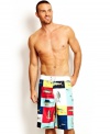 These swim trunks from Nautica in bright colors illuminate your summer style.