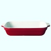 Use this rectangular Lasagna baking dish for your meats, pasta or vegetables. These temperature-resistant dishes can go directly from freezer to oven. Earthenware dishes keep food warm longer.