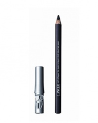 Glide over lids to shape, line, colour-define. Angle and sharpness of pencil determine width of line. Hone tip as desired with built-in sharpener. Remove with Take The Day Off Makeup Remover For Lids, Lashes & Lips.
