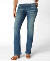 In a classic bootcut leg, these Levi's® Bold Skinny jeans offer a fitted look that's super flattering!