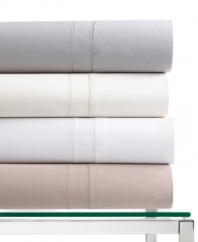 The ultimate in luxury. Woven from pure Egyptian cotton, this indulgently soft, 800-thread count flat sheet is exquisitely designed with a 4 double hemstitch. In subtle, sophisticated colors that coordinate with a variety of bedding collections. Designed to accommodate extra-deep and pillowtop mattresses. Woven with lustrous 2-ply yarn to achieve total thread count.