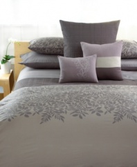 Richly textured, this chic coverlet features a classic matelasse weave and very modern styling.