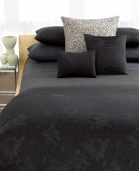Dark as the night, the Gardenia bedskirt from Calvin Klein finishes your bed with a touch of drama and a look of luxury. Featuring 220-thread count combed cotton percale. Reactive dyed for lasting color and a softer hand.