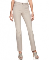 In a skinny leg, these Alfani trousers pair perfectly with spring's floaty tops and statement sandals!