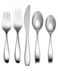 From casual brunch to holiday dinners, the Stafford Mirror flatware set is at home on any table. Featuring a sleek, fluid profile in heavy-gauge, top-quality stainless steel for timeless style and lasting durability.