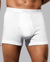 With a construction that focuses on comfort and support, you can be sure that this essential boxer brief is dynamic enough to keep up with your busy schedule.