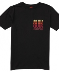 This comfy tee shirt from Quiksilver will easily stack up against the rest of his favorites in the closet.