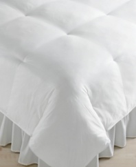 The Studio comforter from Lauren by Ralph Lauren brings a simple, yet modern style comforter to any ensemble. Its pure 300-thread count cotton shell features a pintucked box design for a hint of chic style and is filled with lofty down alternative for ultimate comfort.