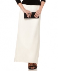 This satin skirt by Alex Evenings is a versatile piece to keep in your closet for special occasions. Pair it with different evening separates and shoes for an endless array of looks.