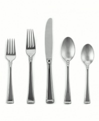 Premier tableware designer Gorham presents superior quality stainless steel flatware in an array of distinctive patterns, to suit your every mood and occasion. The formal Column place settings combine contemporary simplicity with striking neoclassical detailing.