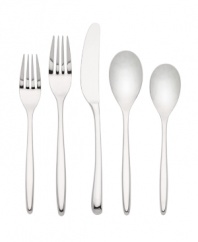 kate spade puts an emphasis on shine with the smooth, elongated silhouettes and luxe stainless steel of Tompkins Street hostess set. Perfect for the modern table but undoubtedly timeless, too.