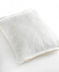 Featuring premium-grade memory foam clusters for personalized comfort, this soft Homedics pillow cradles your head, neck and shoulders with soothing support. Also boasts a dual sided cover of smooth satin and soft jacquard for two indulgent options.