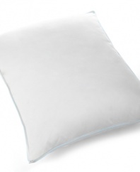 Two sides for two comfort options! Featuring soft, cool and shape-retaining Avena foam on one side and plush polyester fill on the other, this Martha Stewart Collection pillow offers a soothing night's rest in more ways than one. Also features a removable cotton cover.