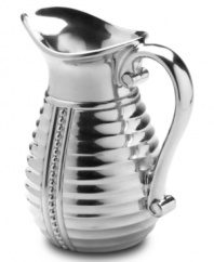 One of Wilton Armetale Company's classic designs, based on a popular candlestick pattern from the early 1800's, the Flutes and Pearls pitcher brings the class of a bygone era to every pour.