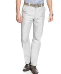 This lightweight pair of dress pants from Calvin Klein is what you need to complete your workweek look this spring.
