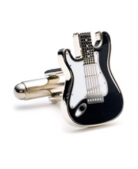 Swap out your standard links and get ready to rock with the vintage edge of these electric guitar cufflinks by Cufflinks Inc.